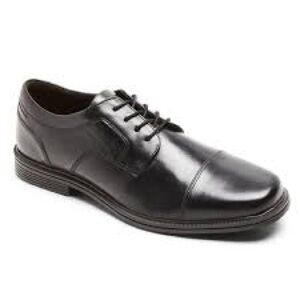 Rockport Classic Black Leather Derbys